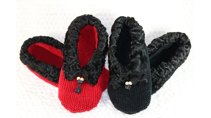 Red or black Slippers
